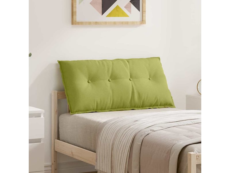 Coussin de dos, coussin de dossier vert clair 100 x 19 x 50 cm tissu cf55036 - Conforama B
