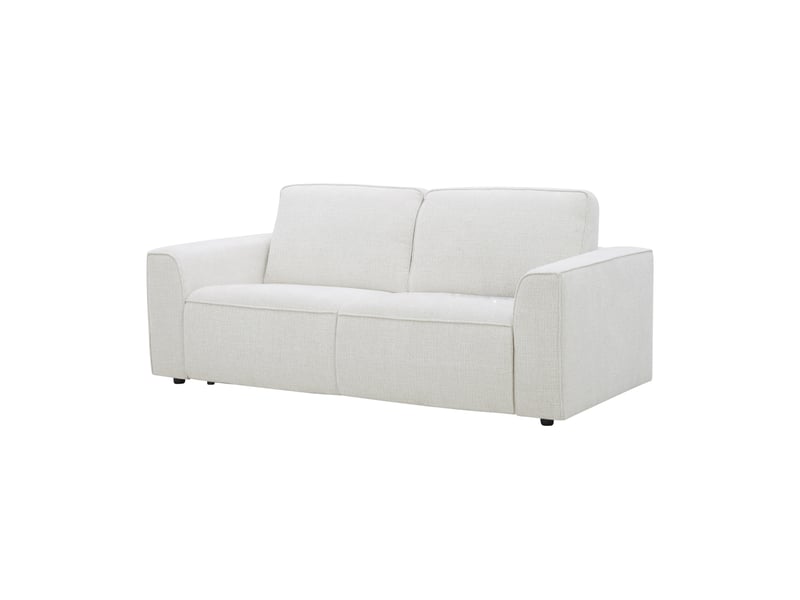 Canape droit convertible beige 3 places  - Conforama C