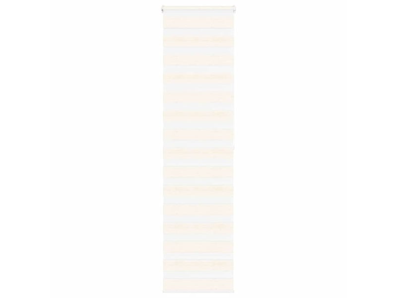 Store zèbre, store de fenêtre beige marbré largeur du tissu 60,9 cm polyester cf48308  - Conforama B