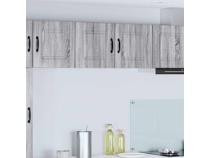 Meuble mural de cuisine | armoire de cuisine gris sonoma 80x31x40cm shl8184