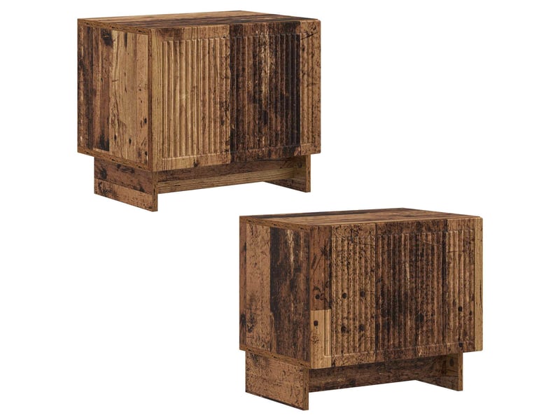  Meuble tv - banc tv - meuble de rangement bois ancien bois d'ingénierie  - Conforama D