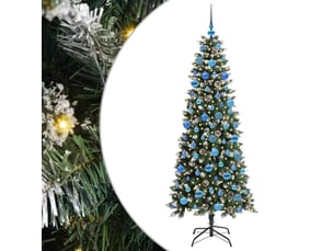 Sapin de noël artificiel, arbre de noël vert 180 cm pvc, plastique et acier shl1964