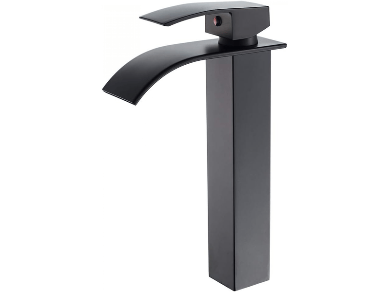  Robinet de lavabo, robinet de salle de bain cascade, hauteur 30 cm (noir) - cc005318zls CC005318ZLS - Conforama A