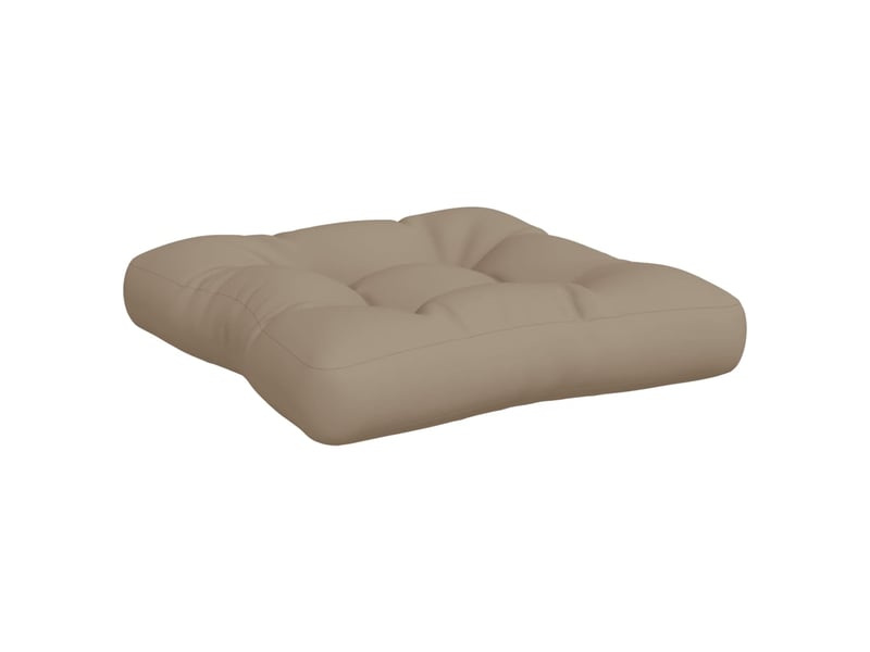  Lot de 3 coussins de palette, coussins de canapé taupe tissu cf59715  - Conforama E