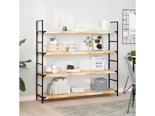 Étagère flottante, panneau de bois 120x30x4 cm bois d'acacia massif non traité cf41569