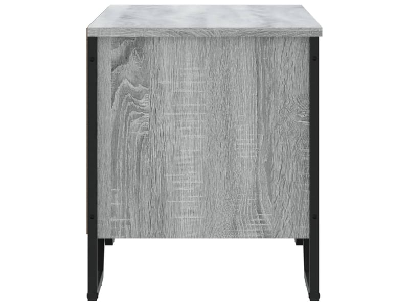  Meuble à chaussure, armoire à chaussures sonoma gris 90x38x45,5cm bois d'ingénierie  - Conforama E