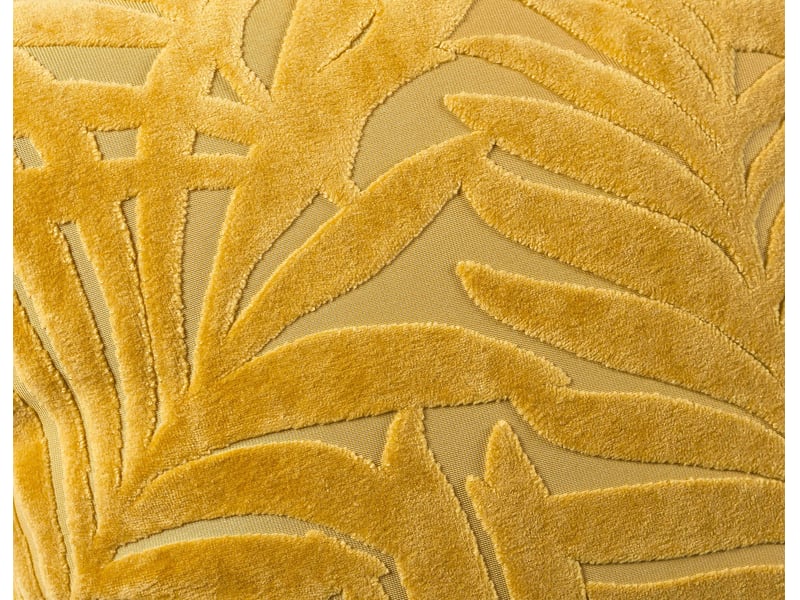 Coussin 40x40 cm NATURA coloris moutarde - Conforama E