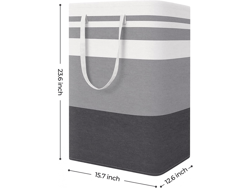  2 unités de panier à linge sale de 75l, pliable, avec poignée, de grande capacité, panier de rangement pour vêtements et jouets  - Conforama B