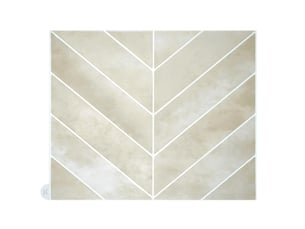 Sticker adhésif carrelage parma 25x30cm naturel