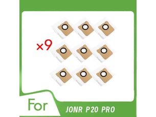 9 pcs dust bag for jonr p20 pro sweeper accessories enhanced cleaning efficiency