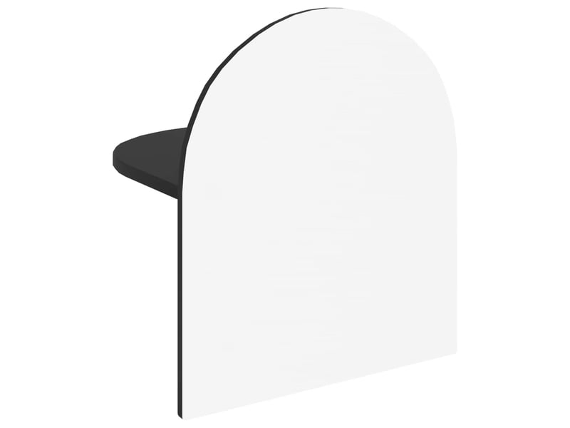  Table de chevet - cabinet de chevet - table de nuit chêne noir 40 x 35,5 x 45,5 cm  - Conforama E