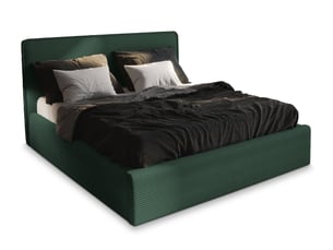 Lit coffre 160x200 cm <strong>MASSENO</strong>  <strong></strong> coloris vert