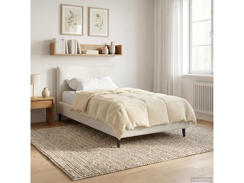  Couette - duvet d'été 140 x 220 cm été microfibre (100% polyester)  - Conforama D