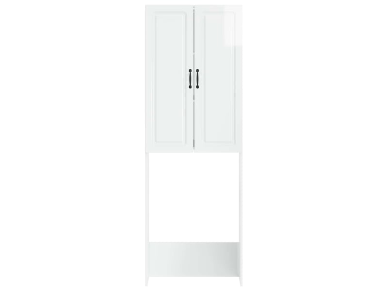  Armoire de toilette, meuble de toilette utrecht blanc brillant 66x25.5x190 cm  - Conforama E