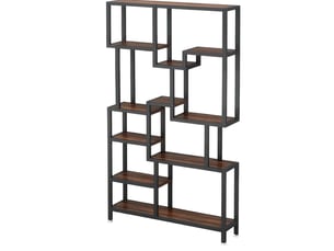 Bibliotheque coloris  bicolore 7 étagère(s) TCQPZ  - 100 cm x 180 cm