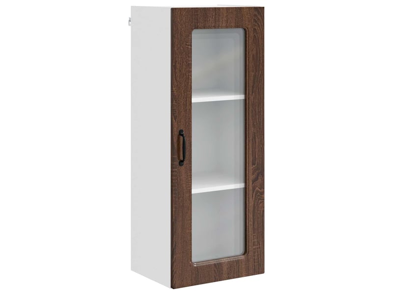  Meuble mural de cuisine | armoire de cuisine chêne brun 40x31x100cm shl2515  - Conforama A