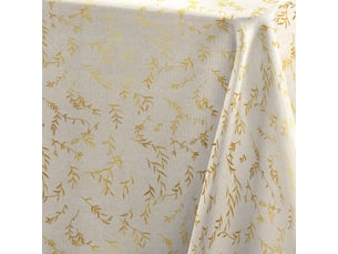 Nappe antitache ronde zoé 180cm naturel