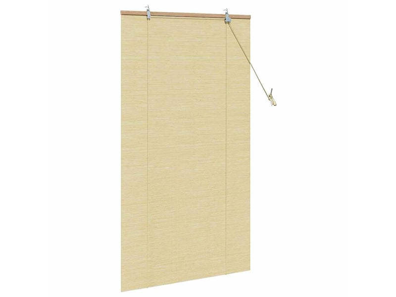 Store enrouleur, store à rouleau nature 80 x 160 cm bambou cf45356 - Conforama D
