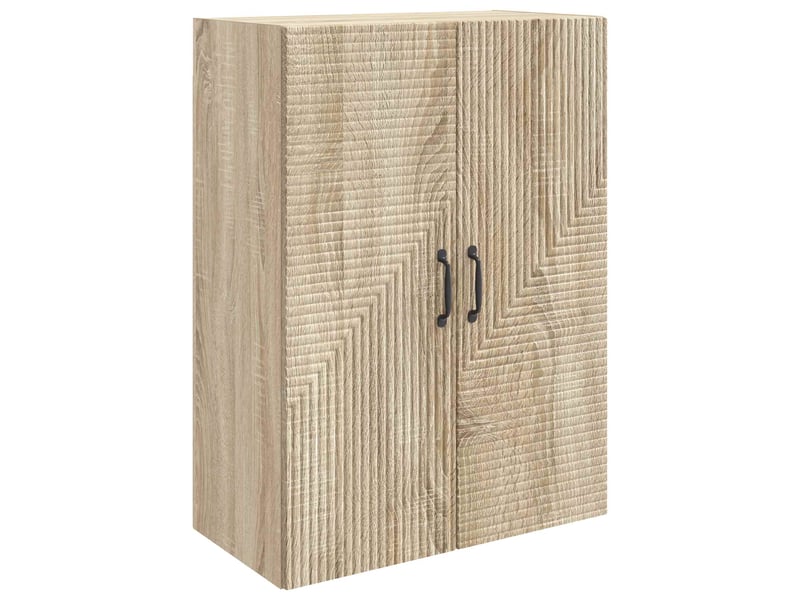 Armoire murale salon chêne sonoma 66x34,5x90cm bois d'ingénierie shl8025 - Conforama A