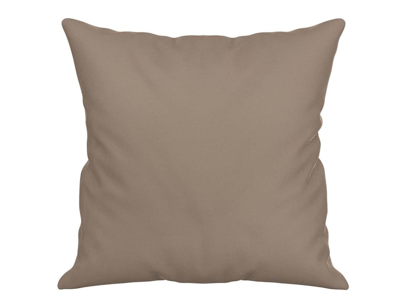  Lot de 2 coussins décoratifs taupe 40x40 cm tissu microfibre cf60891  - Conforama D