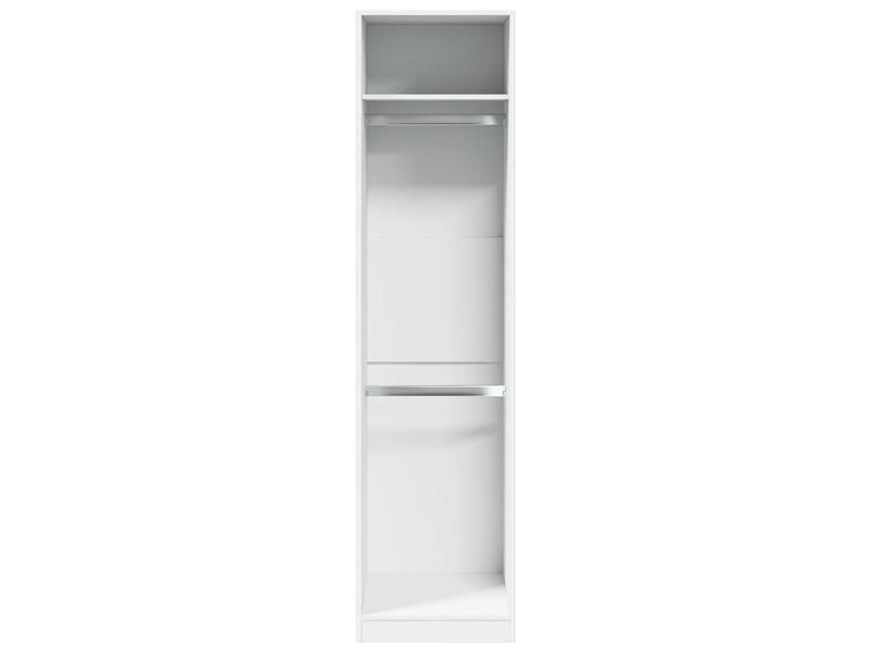  Garde-robe chambre, armoire de rangement blanc 50x50x200 cm bois d'ingénierie  - Conforama D