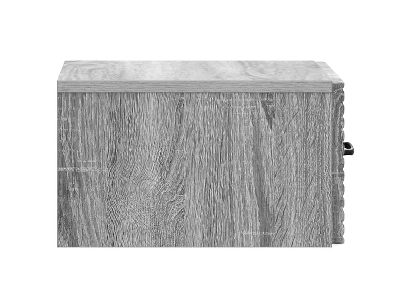  Table de chevet - cabinet de chevet - table de nuit mural sonoma gris 34,5 x 33 x 20 cm  - Conforama E