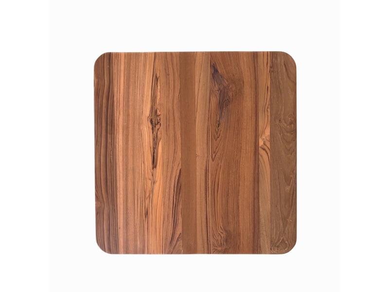  Table d'appoint carrée en bois de teck  - Conforama C