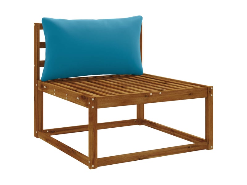  Coussin de dos, coussin de dossier 1 pièce putten 100 % polyester bleu clair cf54345  - Conforama C