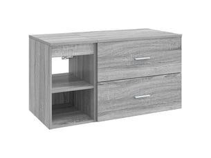 Ensemble de mobilier de salle de bain 2 pcs sonoma gris shl8302