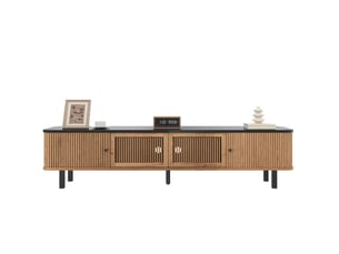 Meuble tv coloris bicolore 190 cm <strong>MIVRAY </strong>  <strong></strong>