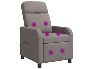 Fauteuil convertible VIDAXL  Tissu marron