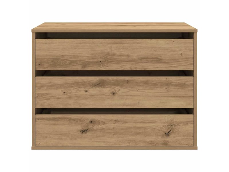  Commode chambre adulte, commode d'angle chêne artisanal 80x41x58 cm bois d'ingénierie  - Conforama D