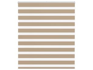 Store zèbre, store de fenêtre marron sable largeur du tissu 115,9 cm polyester cf48760