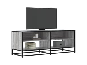 Meuble tv coloris gris 120.5 cm <strong></strong>  <strong></strong>
