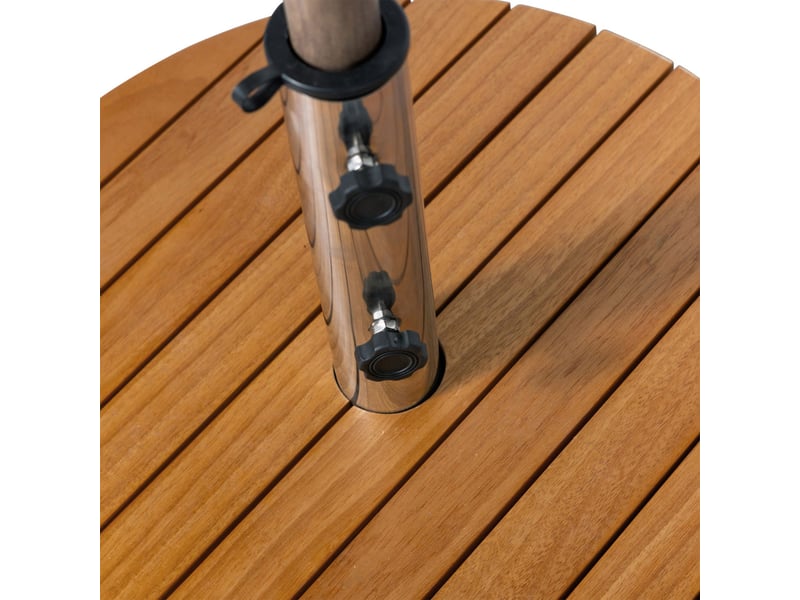 Pied de parasol 49x49x37 cm en bois  - Conforama C
