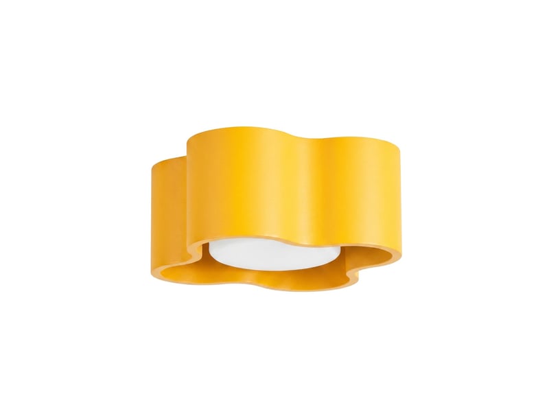  Plafonnier ovio 1 jaune gx53 aluminium moderne 6x12x12cm SL.3389 - Conforama A