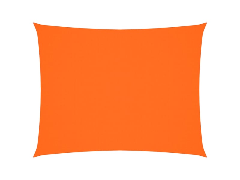  Voile de parasol - voile d'ombrage tissu oxford rectangulaire 2,5x4 m orange  - Conforama A