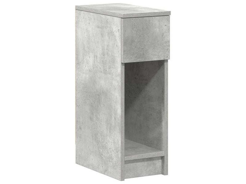 Lot de 2 tables de chevet - cabinet de chevet - table de nuit avec tiroir gris béton 20x36x60 cm - Conforama D