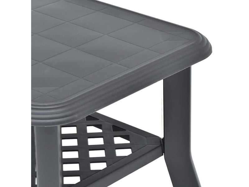  Table basse | table d'appoint salon anthracite 90x60x46 cm plastique  - Conforama E