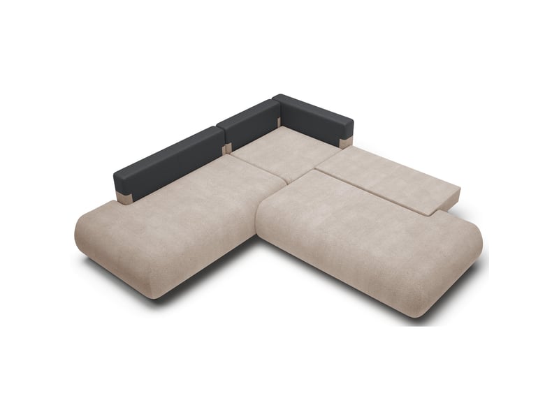  Selsey armone - canapé d'angle convertible - 265 cm - beige Armone - Conforama D