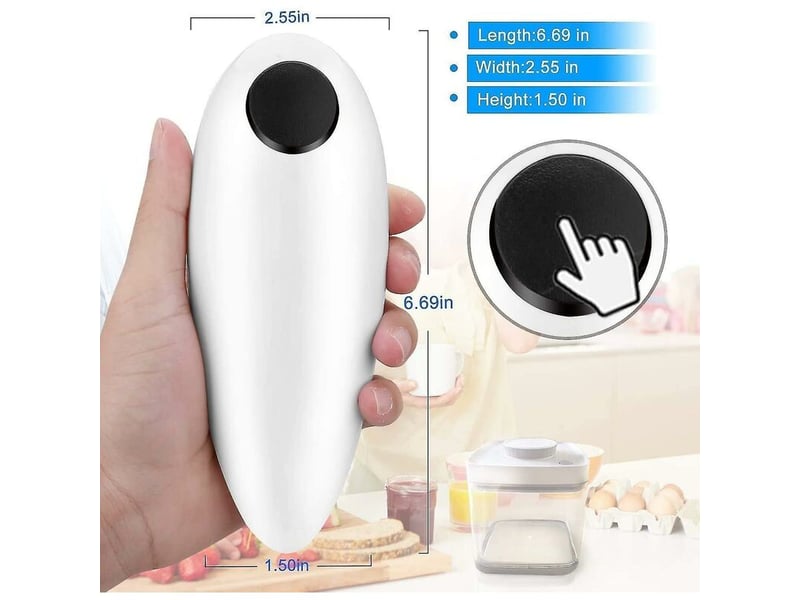  Ouvre-boîte électrique, adapté aux personnes âgées, à celles ayant une faible force dans les mains et aux chefs cuisiniers HRC0000557LY - Conforama C