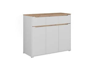 Vicco commode avec tiroirs, blancchêne artisan, 119.8x101.9cm