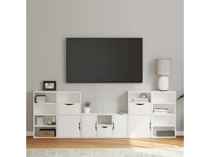 Meuble tv coloris blanc 79 cm <strong></strong>  <strong></strong>
