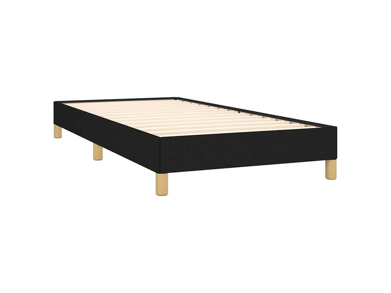  Lit simple- lit adulte -  cadre de lit sans matelas noir 100x200 cm tissu  - Conforama C
