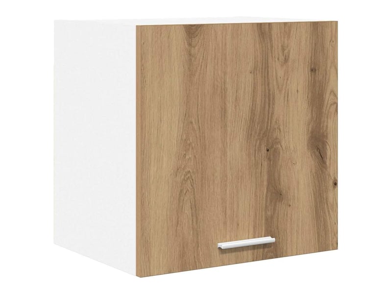  Meuble de rangement cuisine, armoire suspendue chêne artisan et blanc 40x31x40cm  - Conforama A