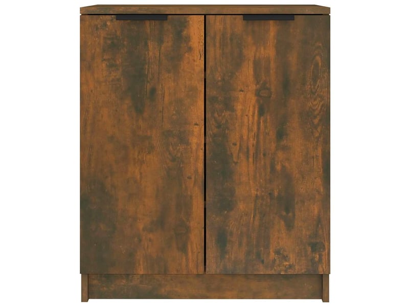  Meuble à chaussures, armoire à chaussures chêne fumé 59x35x70 cm bois d'ingénierie  - Conforama C