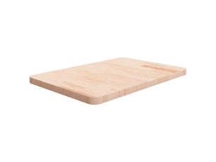 Comptoir de salle de bain, plan de travail 60x40x2,5 cm bois massif non traité cf65747