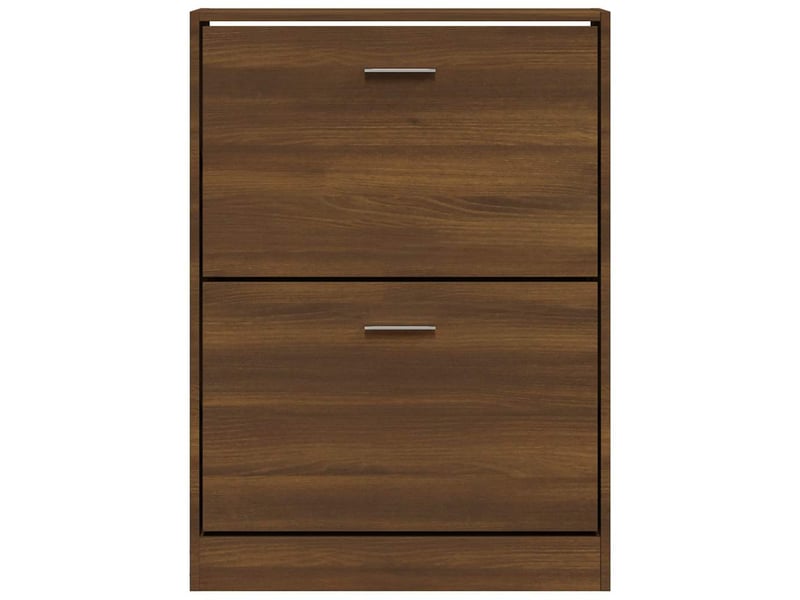  Meuble à chaussure | armoire à chaussures chêne marron 59x17x81 cm bois d'ingénierie  - Conforama D