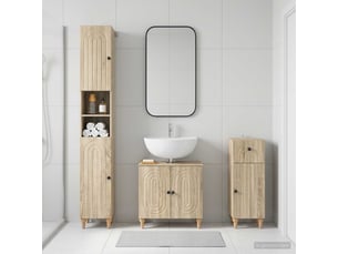 Ensemble de meuble de salle de bain 3 pièces alkmaar cf63284