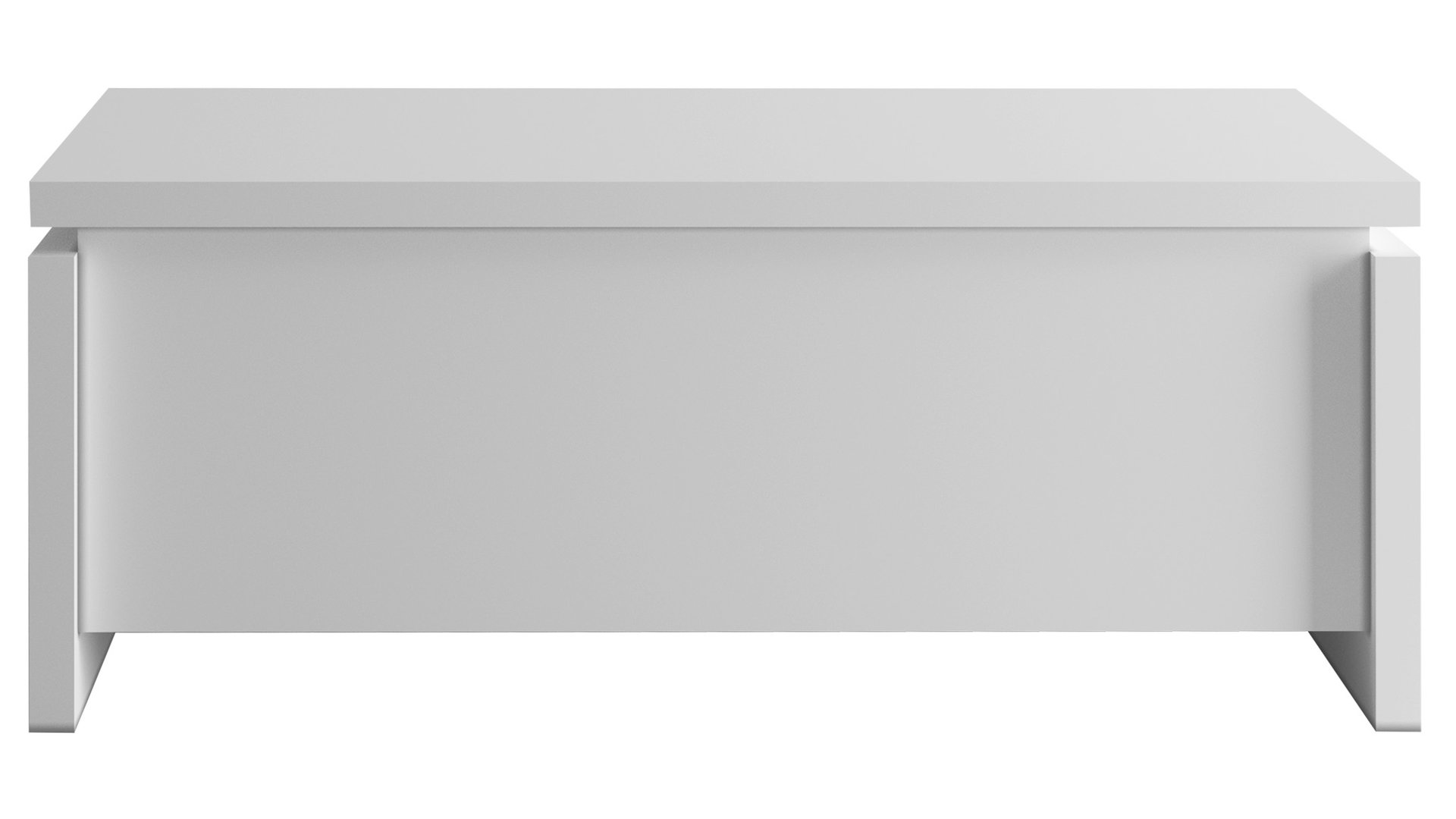 Table basse rectangulaire PULP blanc 70 Conforama